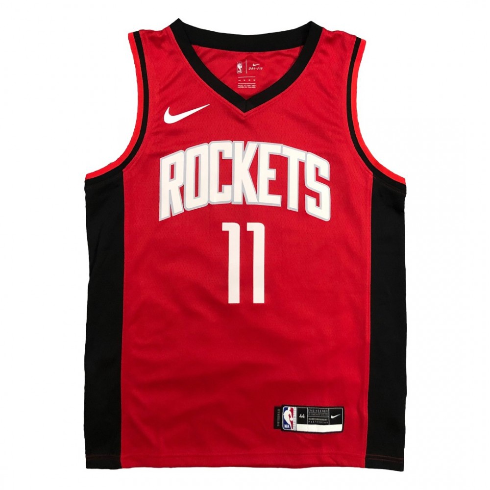 Men's Houston Rockets Yao Ming #11 Red Swingman Jersey - Icon Edition-Pro Kit Vault | Brand New 26/27 Sports Jerseys